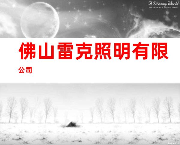 佛山雷克照明有限公司