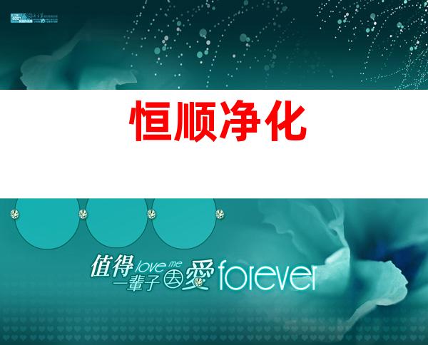恒顺净化